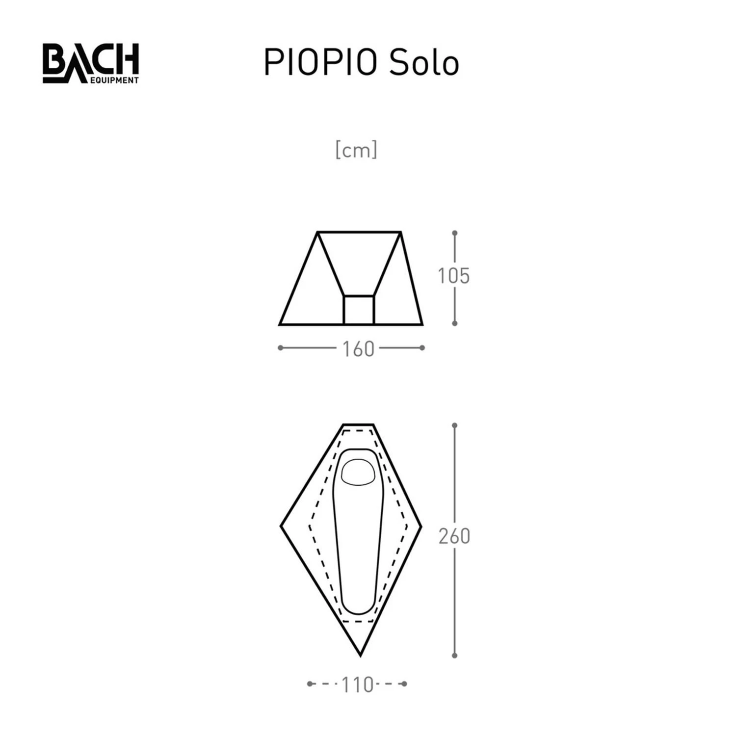 Bach Piopio Solo Zelt (willow-bough-green) – Bild 4