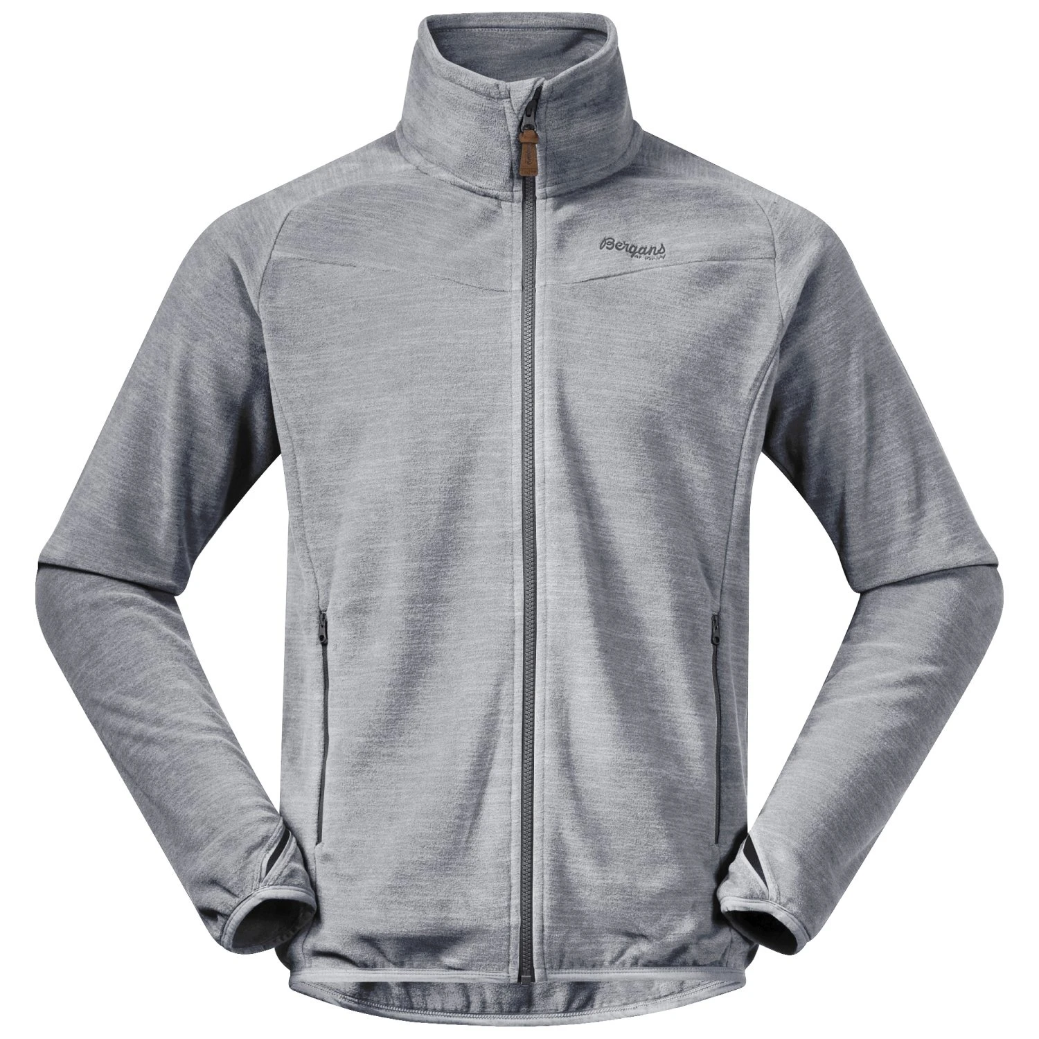 Bergans Hareid NoHood Fleece Jacket (aluminium)