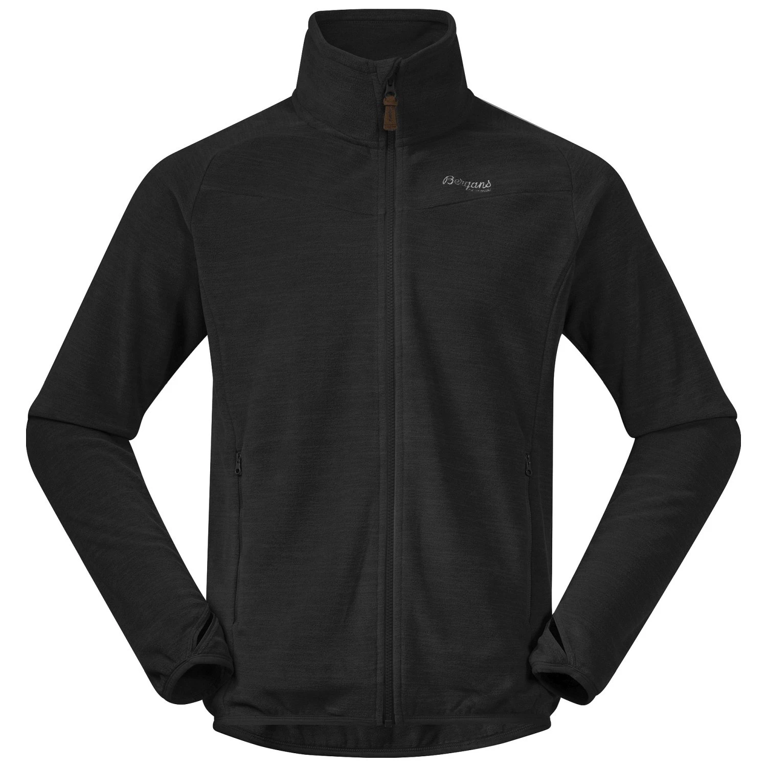 Bergans Hareid NoHood Fleece Jacket (black)