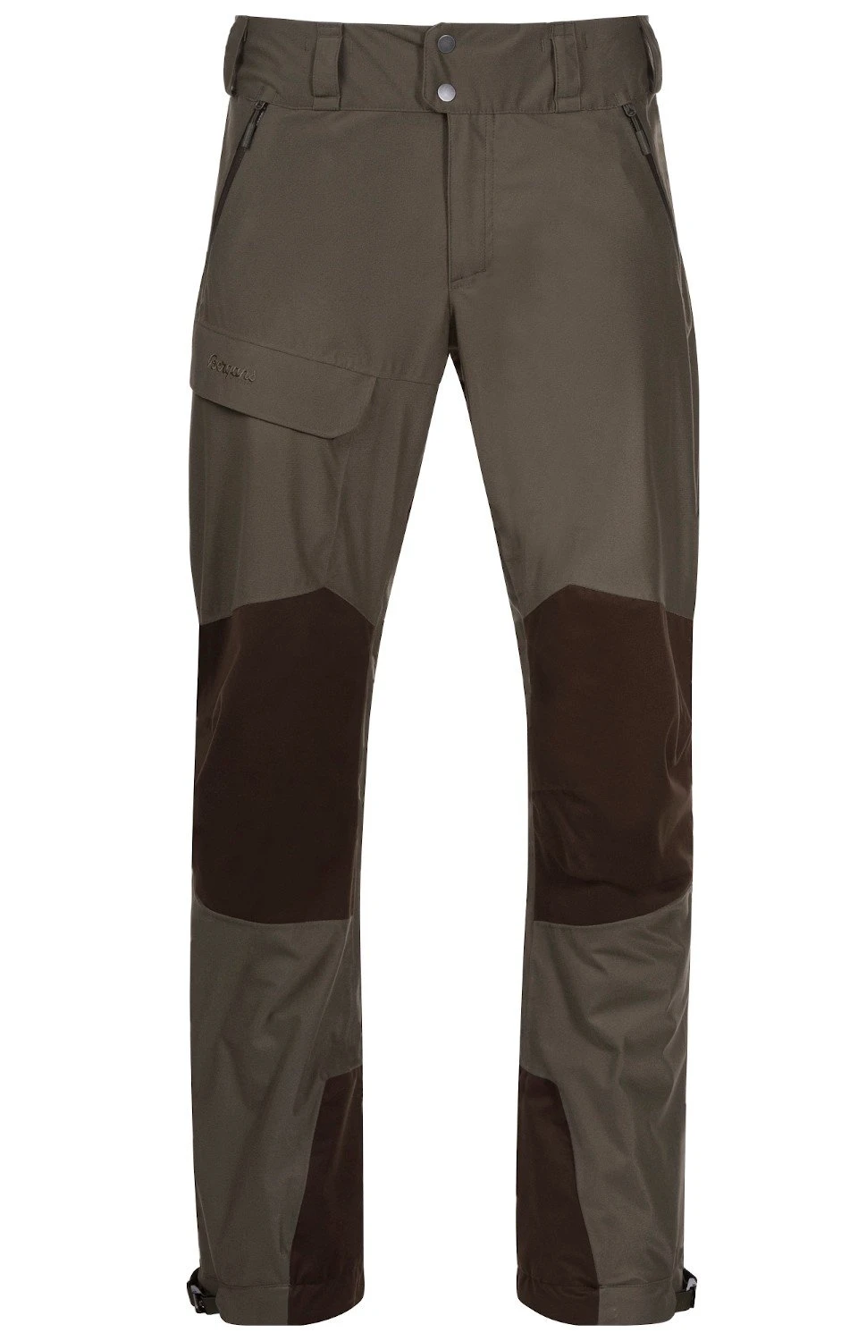 Bergans Hogna V2 2L Pants (green-mud/dark-wood-brown)