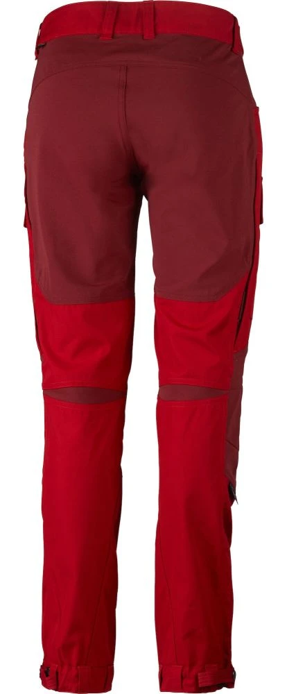Lundhags Authentic II Ws Pant Outdoorhose (red/dark-red) – Bild 2