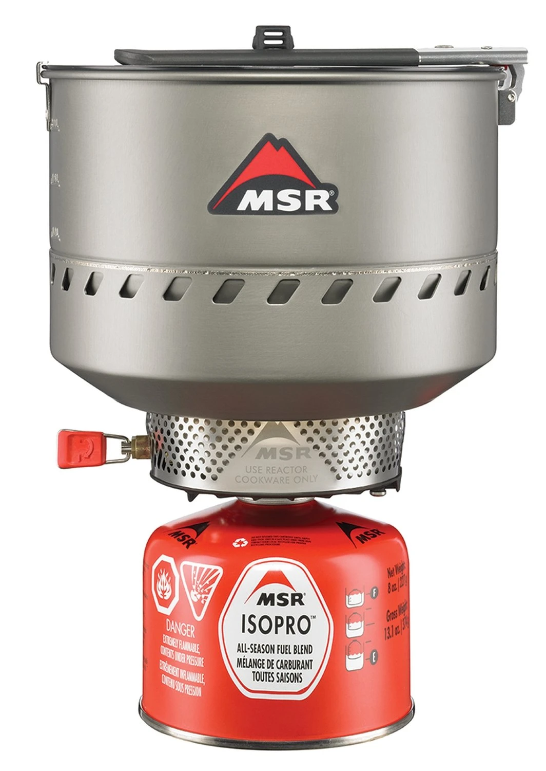 MSR Reactor 1,0 Liter Stove System 3 Lang Campingkocher – Bild 5