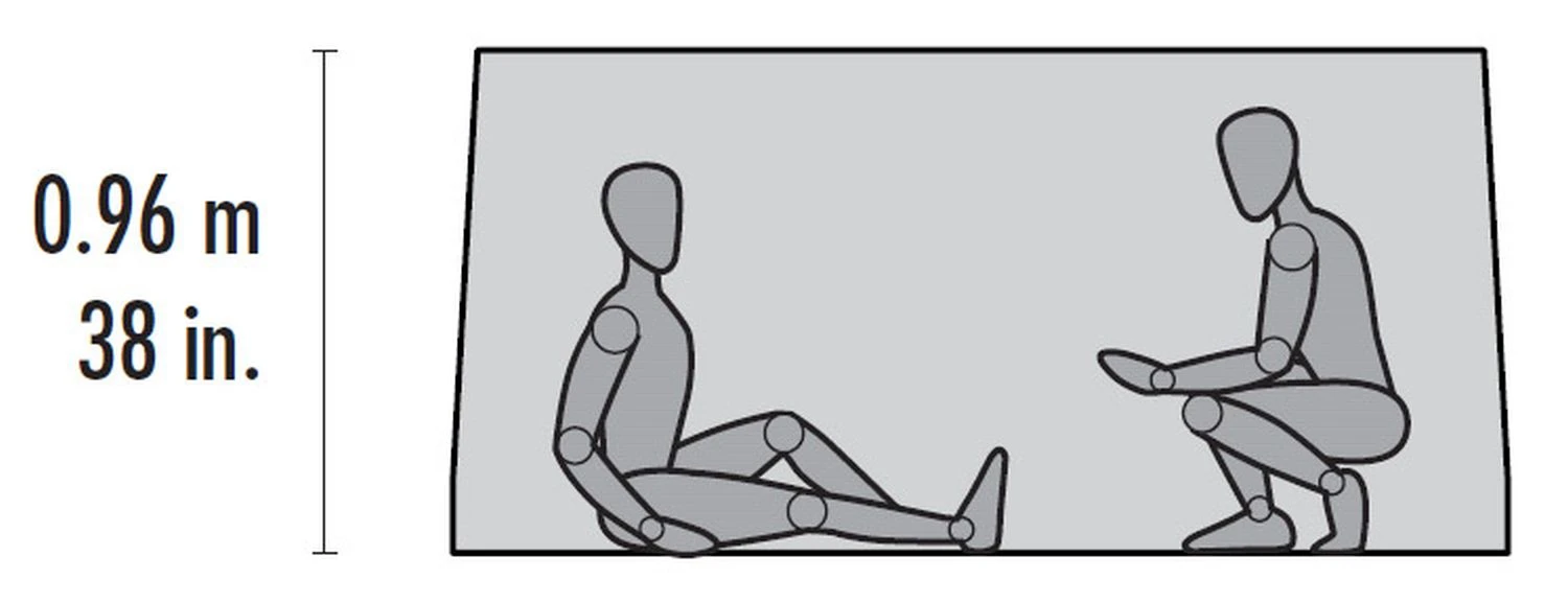 MSR Thru-Hiker Mesh House 3 Zelt (red) – Bild 3