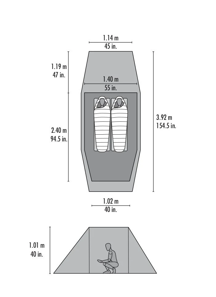 MSR Tindheim 2 Zelt (green) – Bild 5