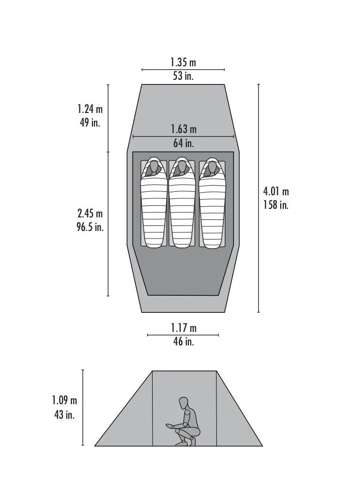 MSR Tindheim 3 Zelt (green) – Bild 5