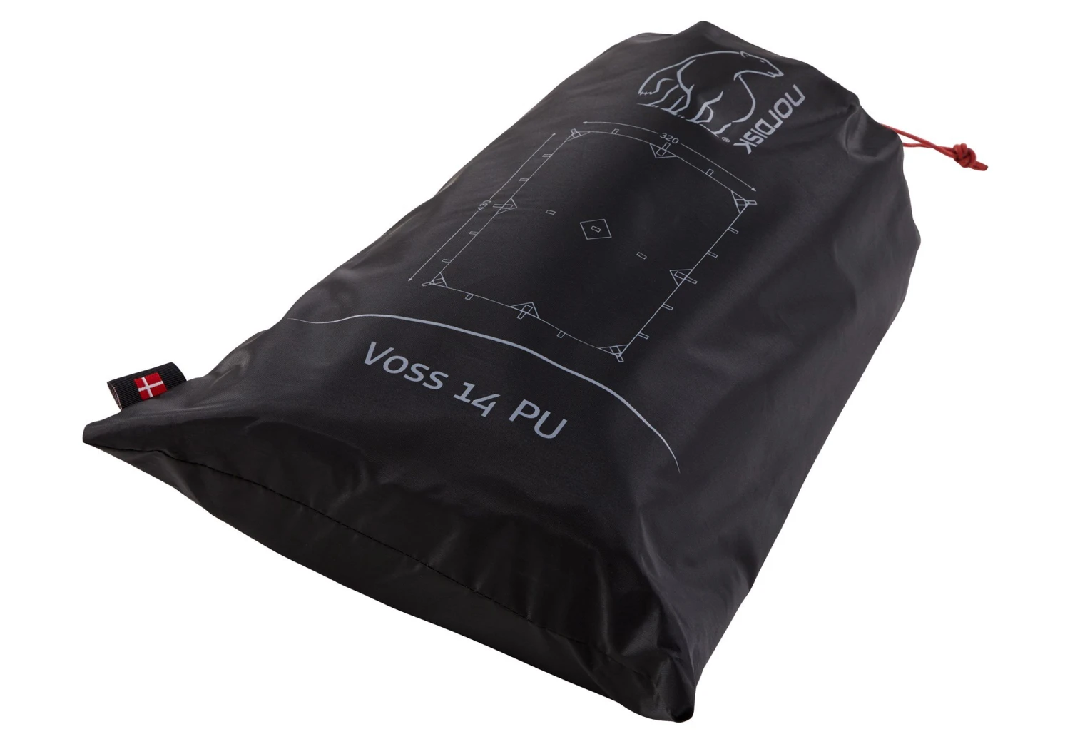 Nordisk Voss 14 PU Tarp (dark-olive) – Bild 2