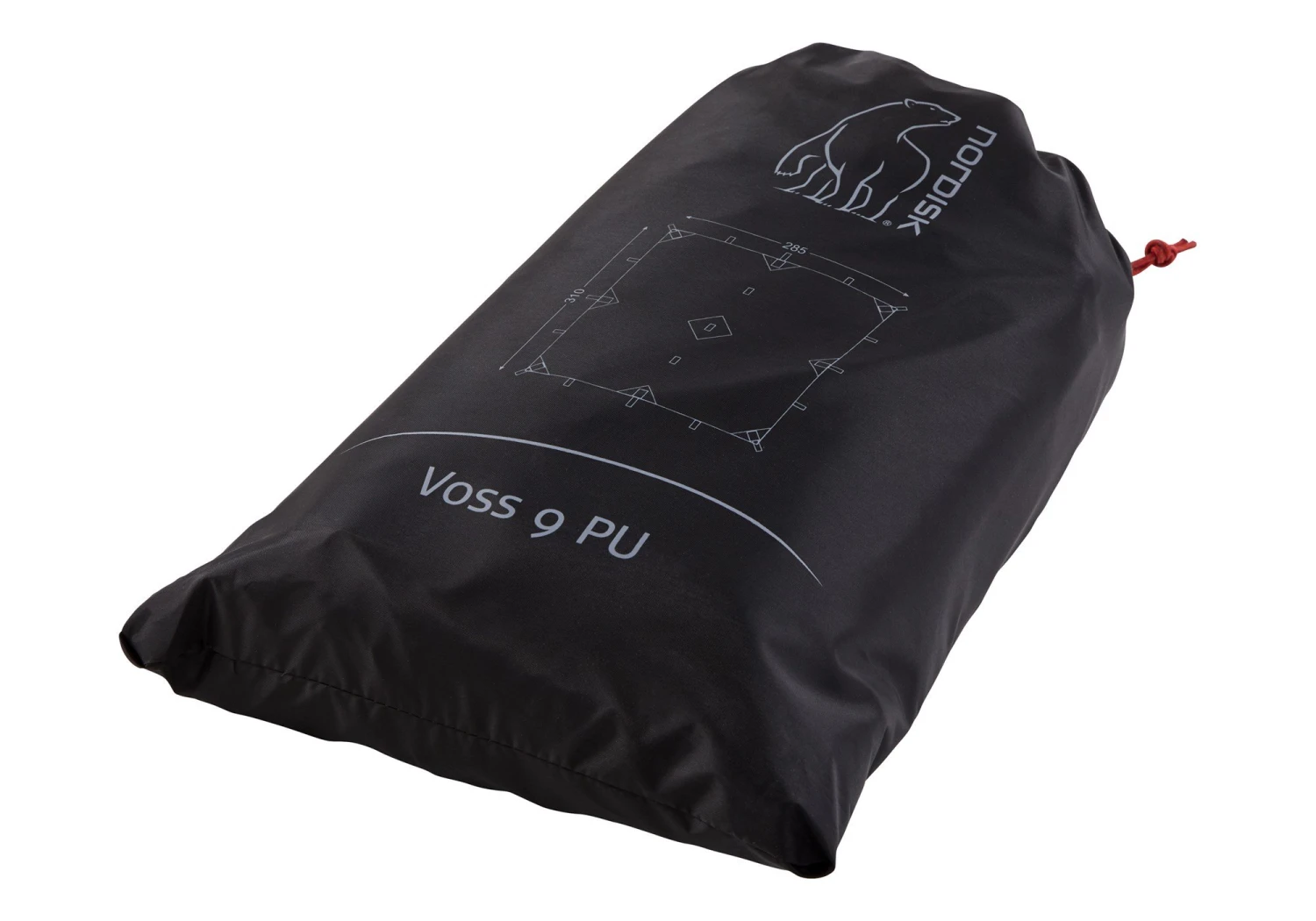 Nordisk Voss 9 PU Tarp (dark-olive) – Bild 2