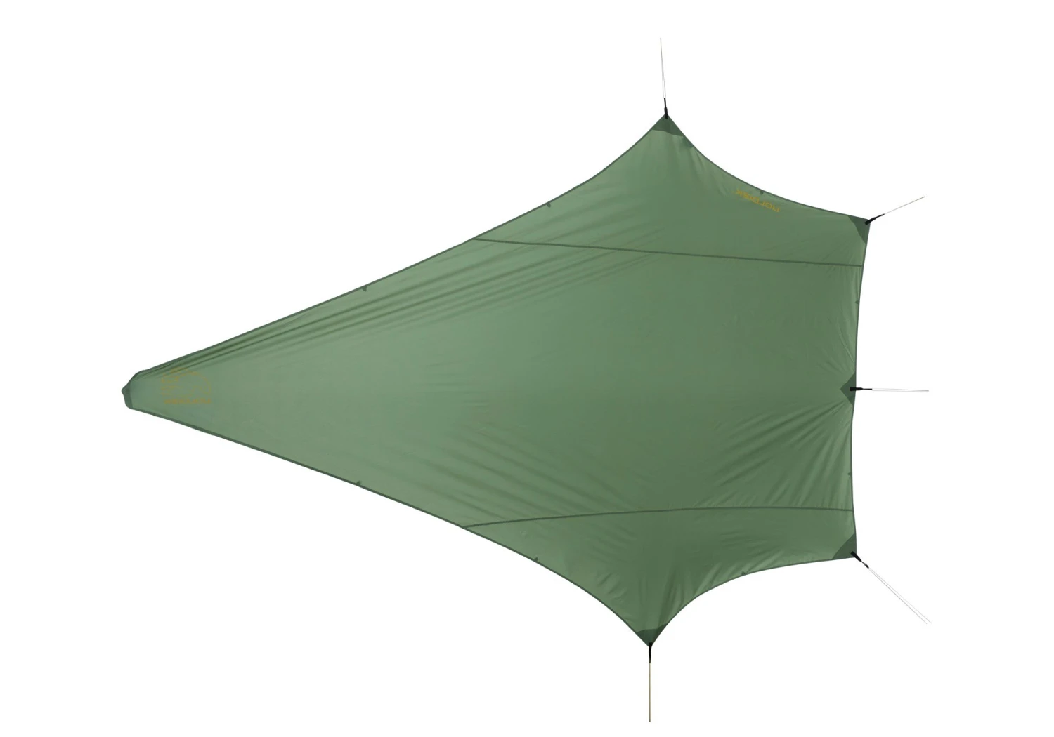 Nordisk Voss Diamond PU Tarp (dark-olive) – Bild 2