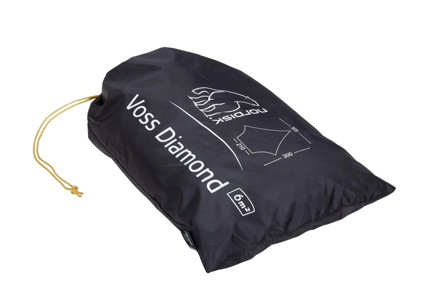 Nordisk Voss Diamond PU Tarp (dark-olive) – Bild 4