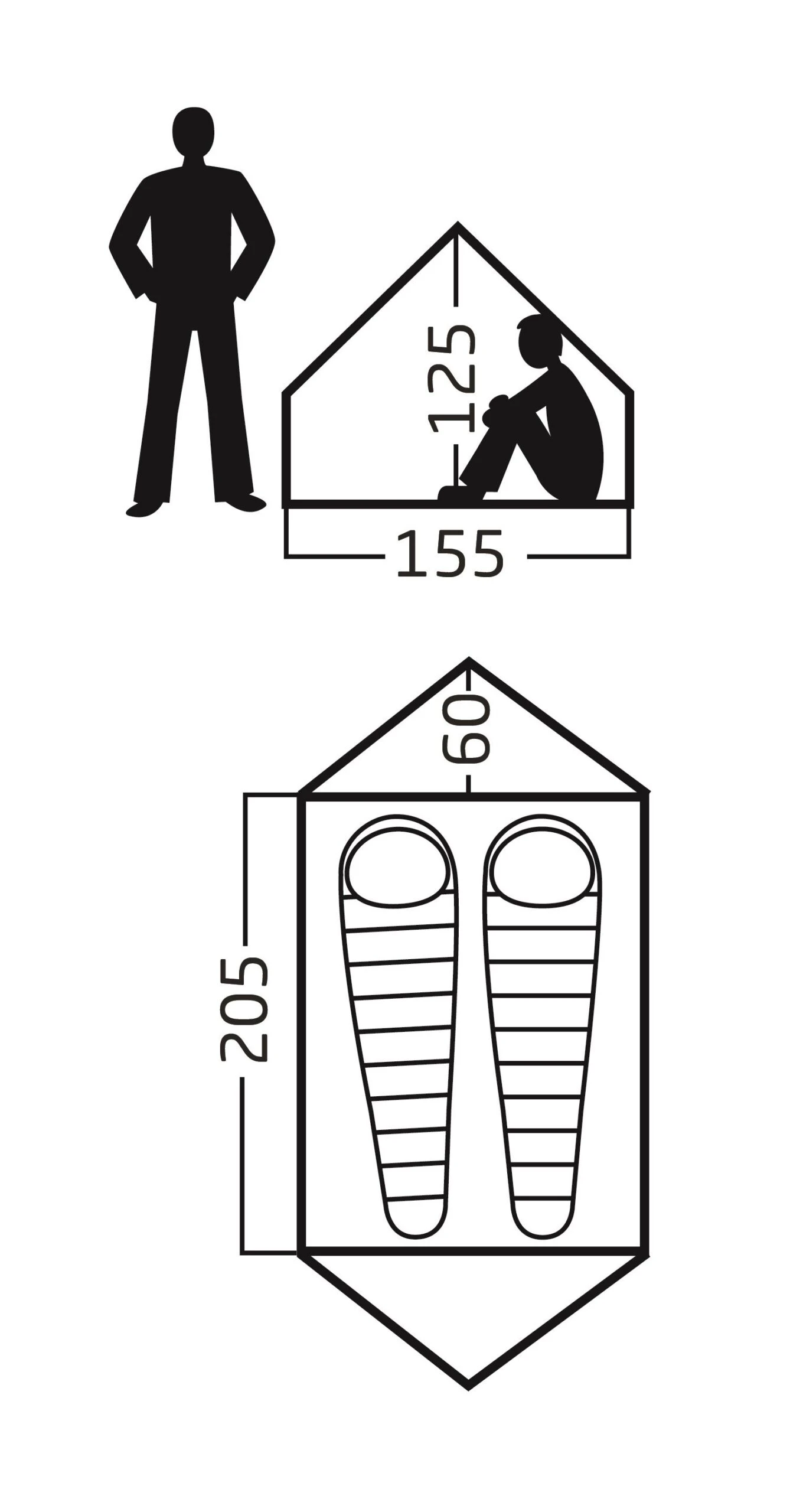 Nordisk Ydun Tech Mini Zelt (sandshell) – Bild 5