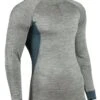 PSS X-treme Merino Langarm Funktionsshirt (grau/blau)